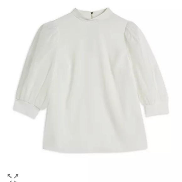 Ted Baker NWT Micaeli Organza Volume Sleeve Top Size 2 - Picture 6 of 12